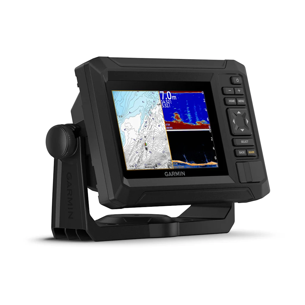 Garmin ECHOMAP™ UHD2 5" cv Chartplotters 55cv with GT20-TM Transducer and Garmin Navionics+ Canada & Alaska Mapping