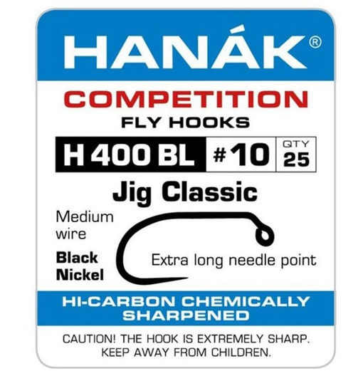 Hanak 400 BL Competition Jig Classic Hook - 25pk