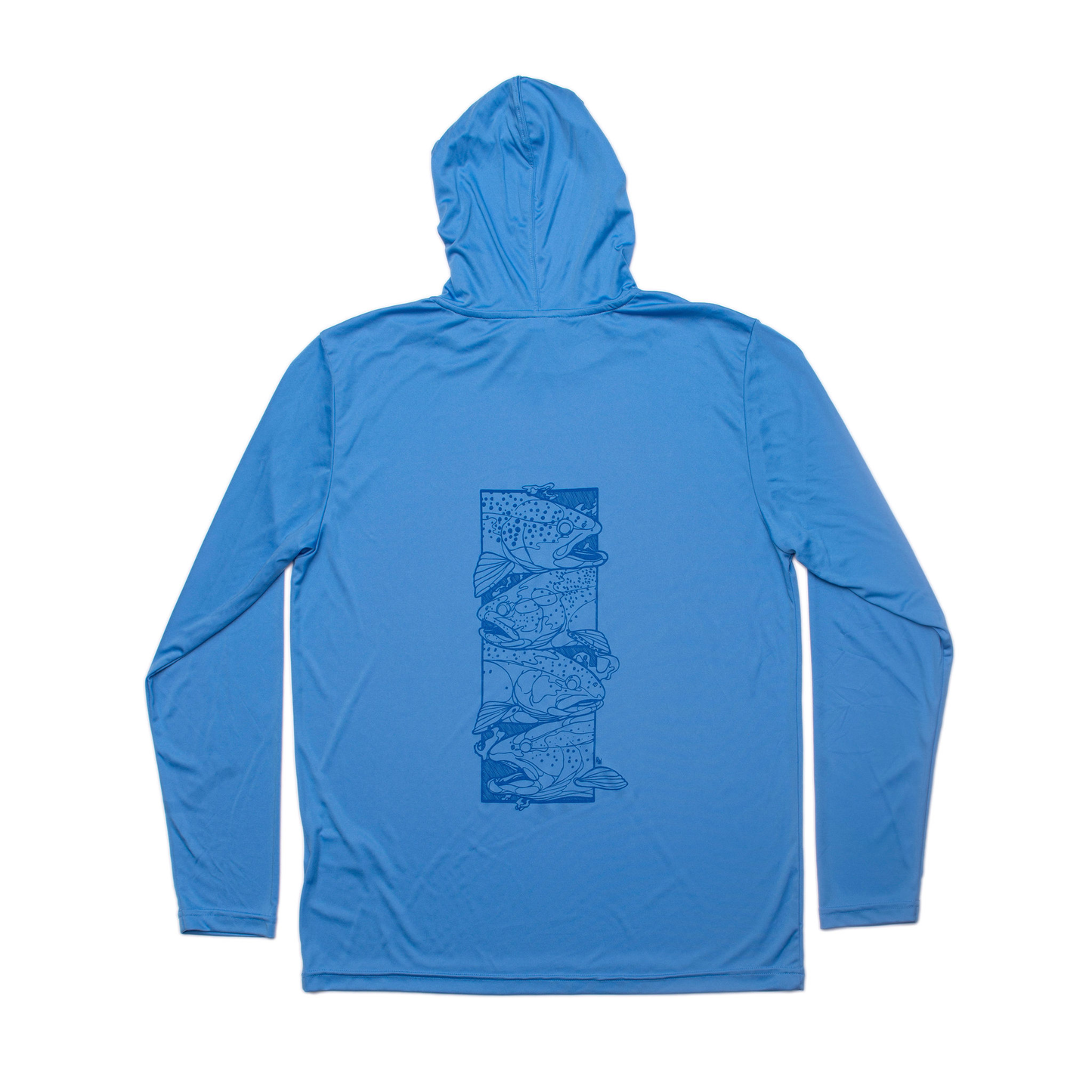 Islander Trout Stack Hooded Sun Shirt