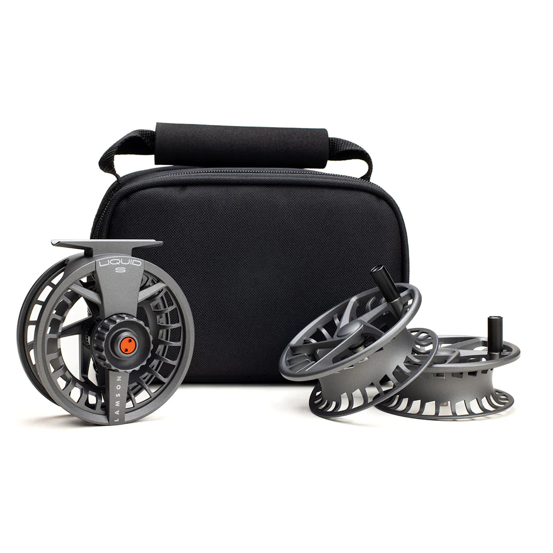 WATERWORKS LAMSON LQS3 SMOKE ラムソン　フライリール Lamson Liquid S-Series 3 Pack – Pacific Angler