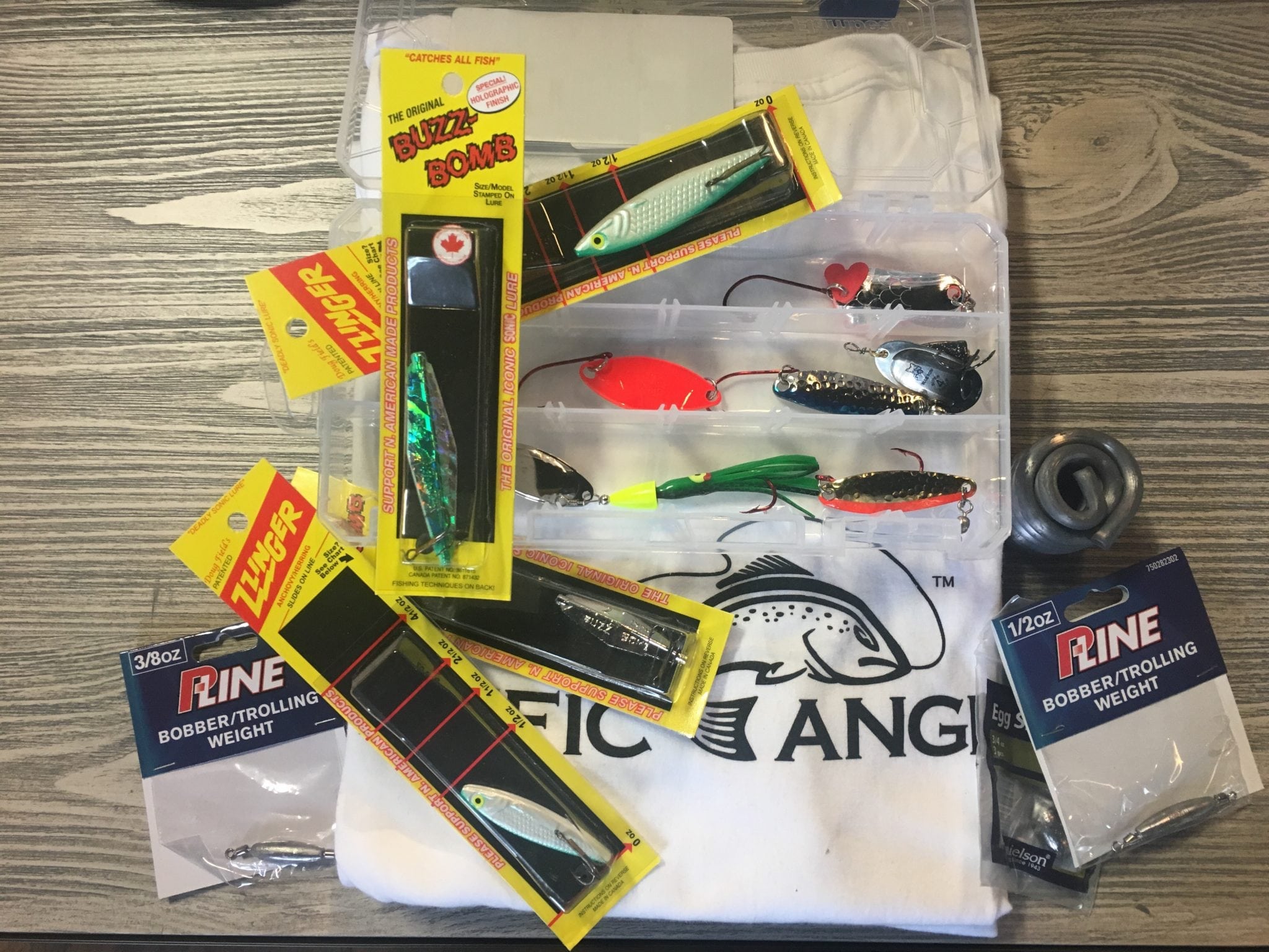Lures essential for beach coho fishing