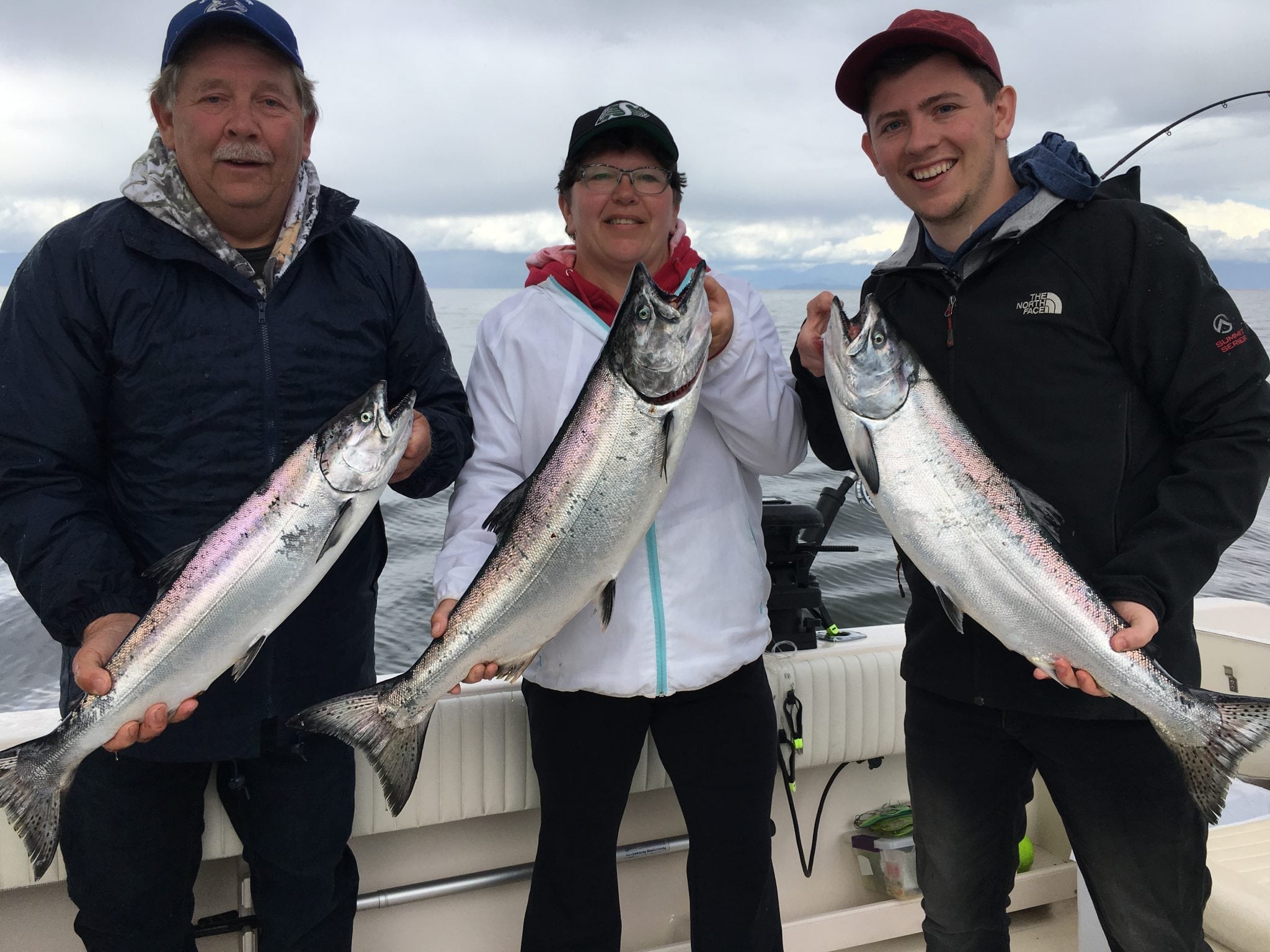 From Vancouver to Thrasher Rock, this is a successful family salmon fishing trip
