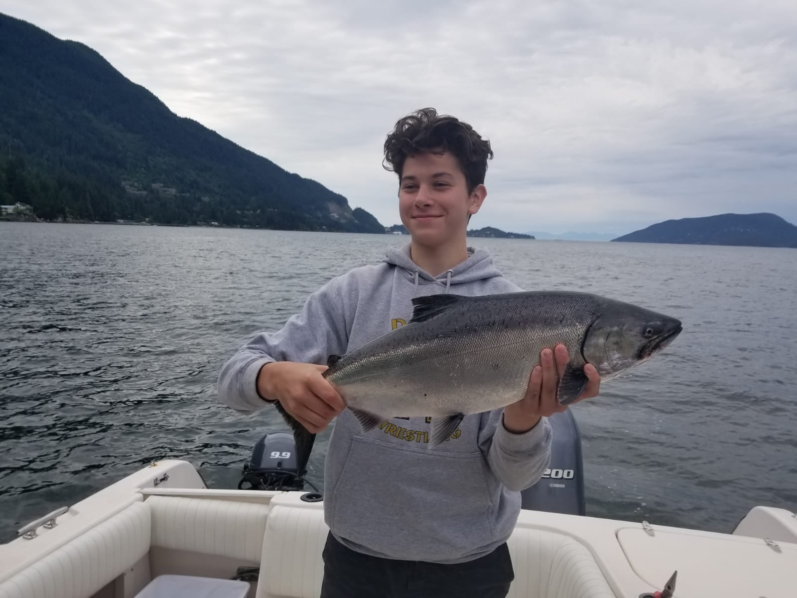 Fishing trips off the coast of West Vancouver is warming up
