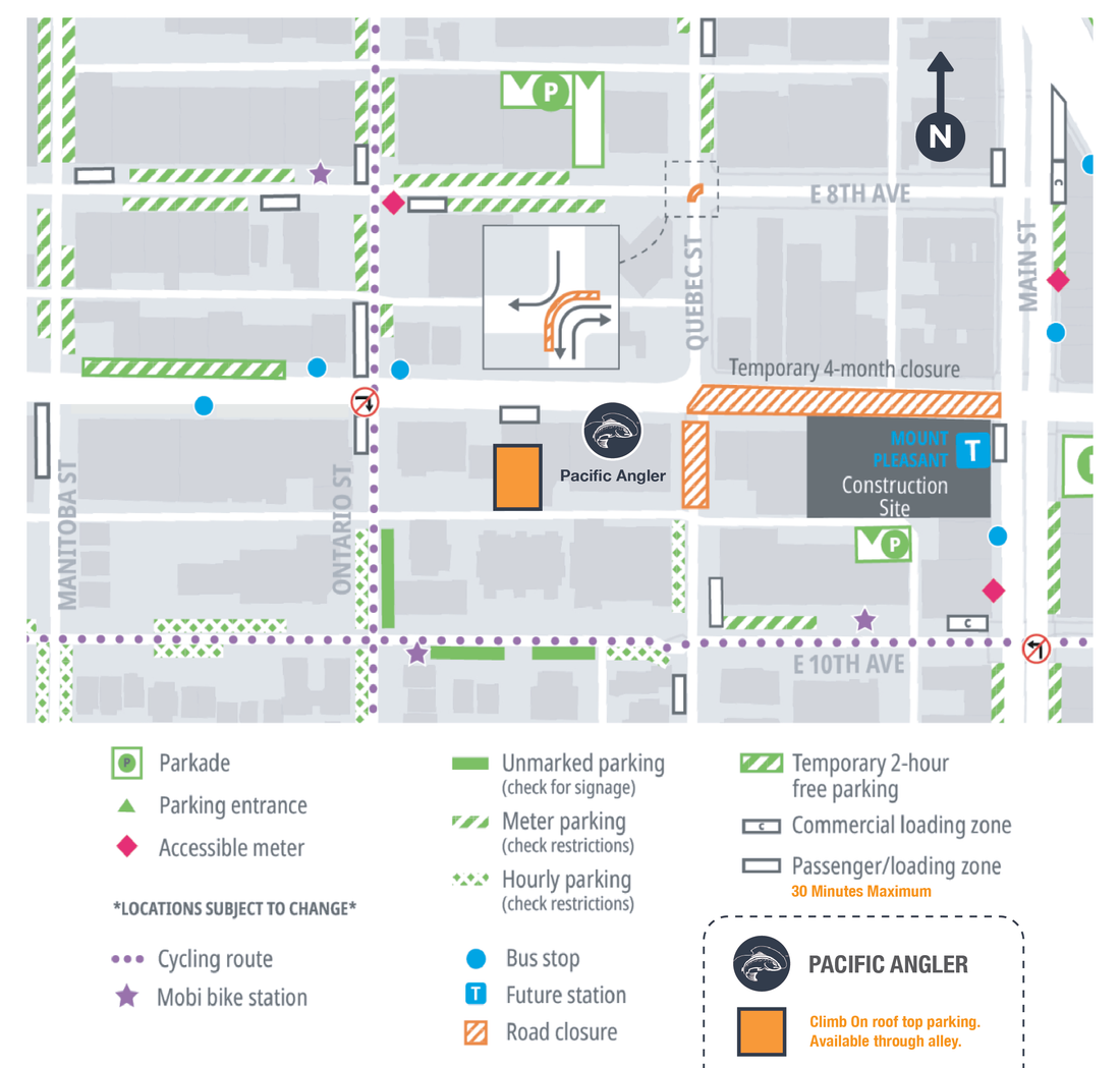 Pacific Angler Parking Update + Map - Spring 2026