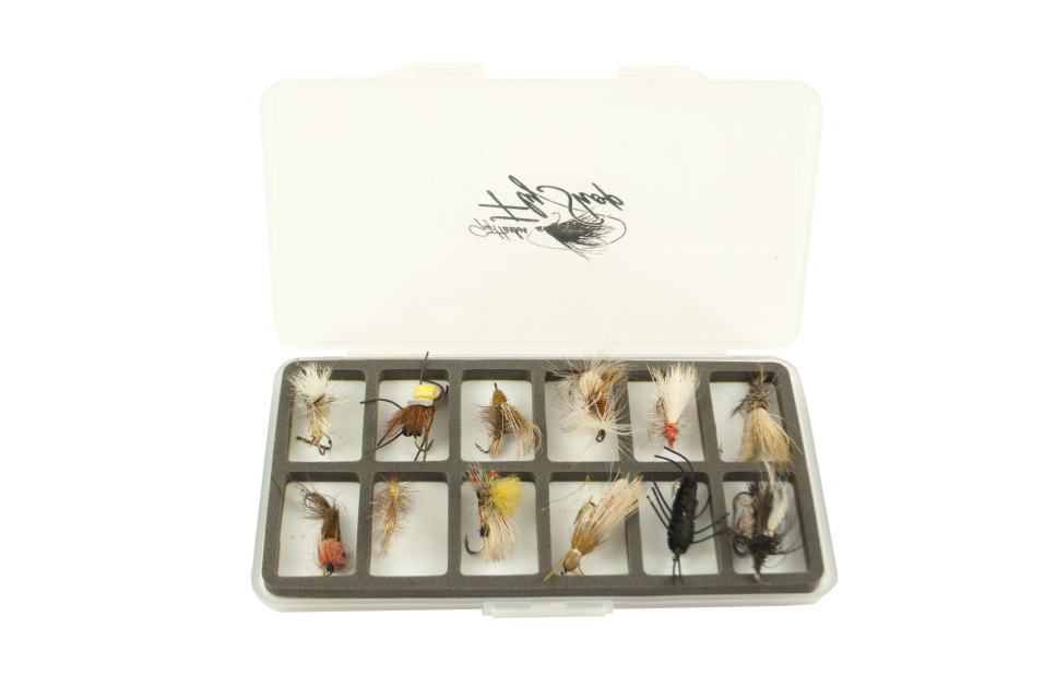 New Phase 1421 Slim Tall Fly Box 12 Compartment