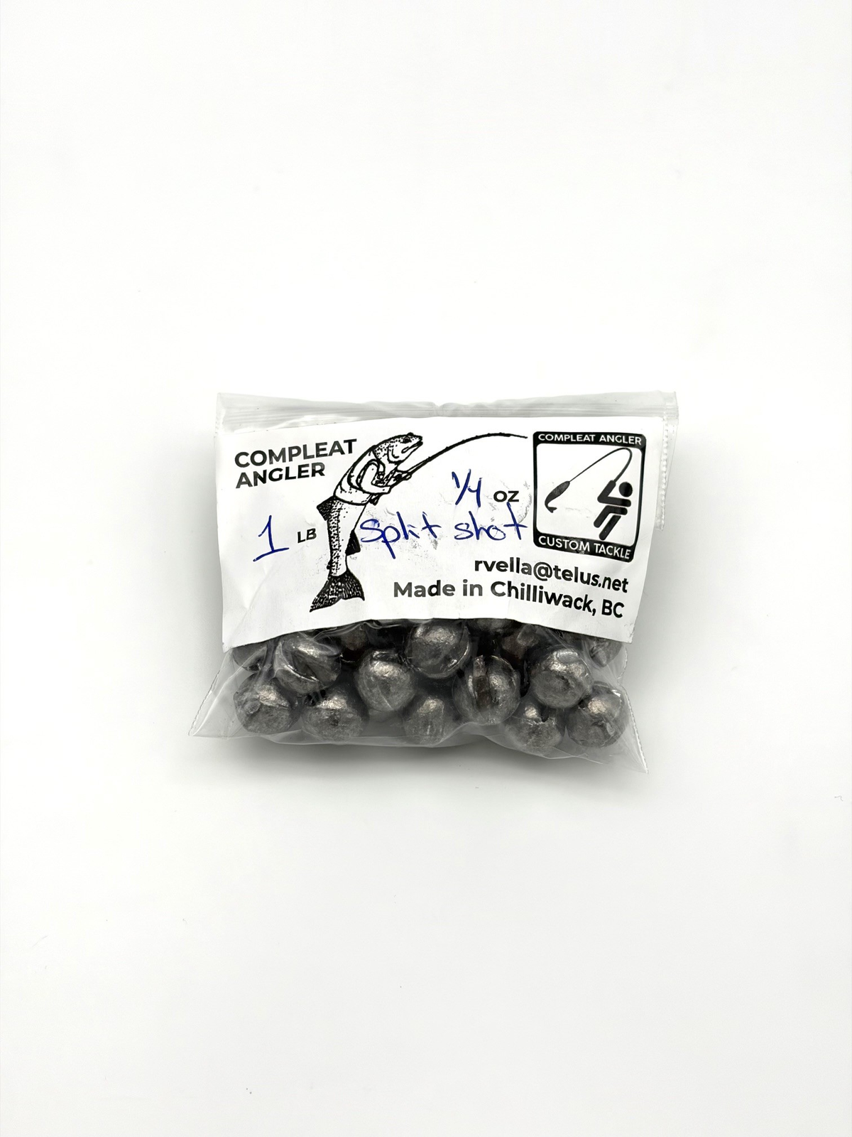 Compleat Angler Round Split Shot 1 lb Bag