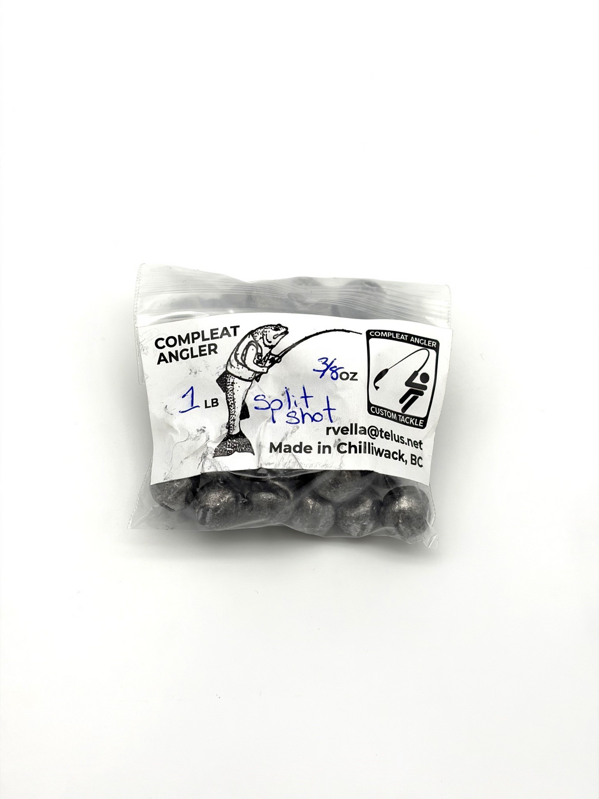 Compleat Angler Round Split Shot 1 lb Bag