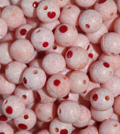 TroutBeads BloodDotEggs - 8mm
