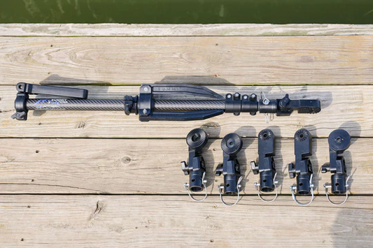 FFS Carbon Fiber Transducer Pole w/ Ice Mount Combo