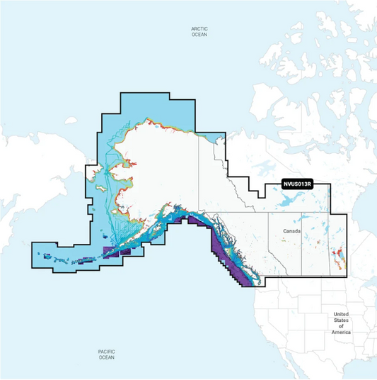 Garmin Navionics Vision+ NVUS013R, Canada, West & Alaska