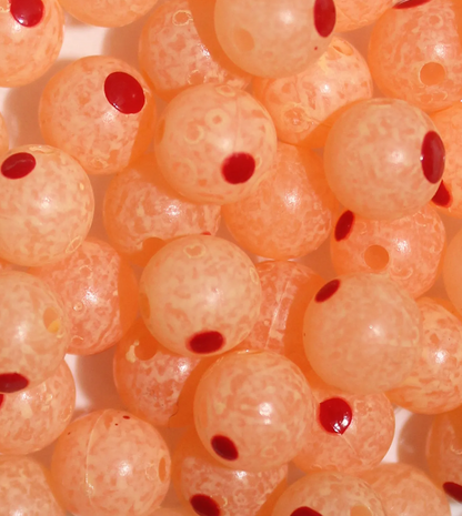 TroutBeads BloodDotEggs - 8mm
