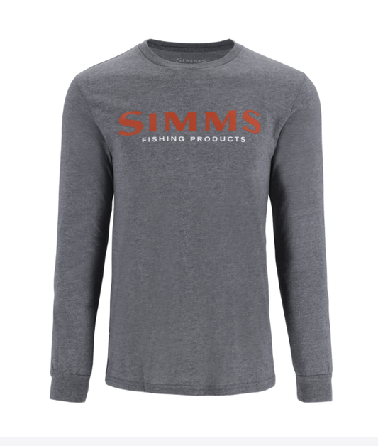 Simms M's Logo LS T-Shirt