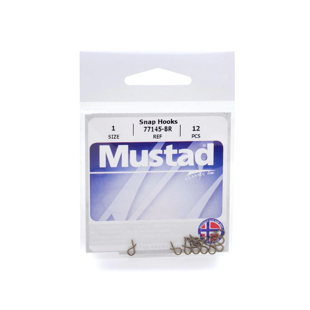 Mustad 77145-BR - Snap Hook