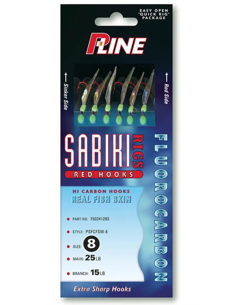 Sabiki Rig Size 10  - Glow Bead Fish Scale SMFS10