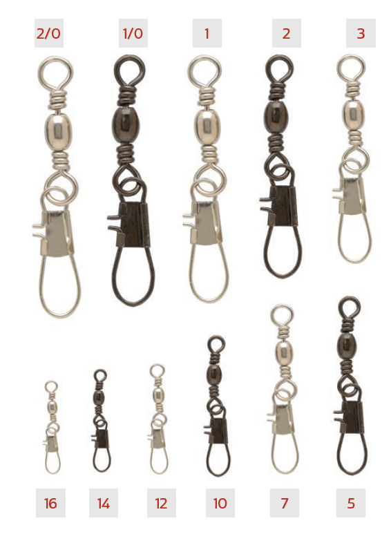 Pucci / P-Line Barrel Swivel w/ Interlock Snap