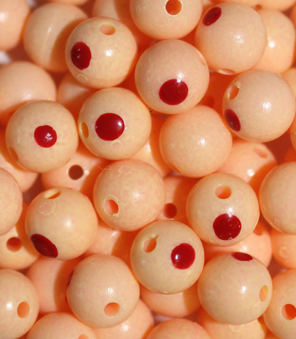 TroutBeads BloodDotEggs - 8mm