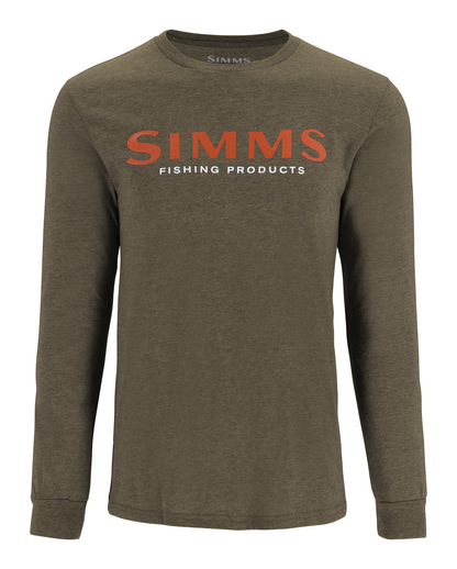Simms M's Logo LS T-Shirt