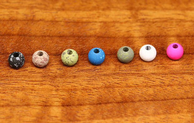 Hareline Mottled Tactical Slotted Tungsten Bead