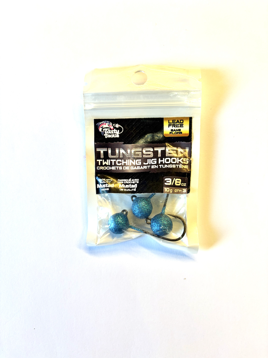 Tasty Tackle Tungsten Jig Hooks 3/8 oz - 40% OFF