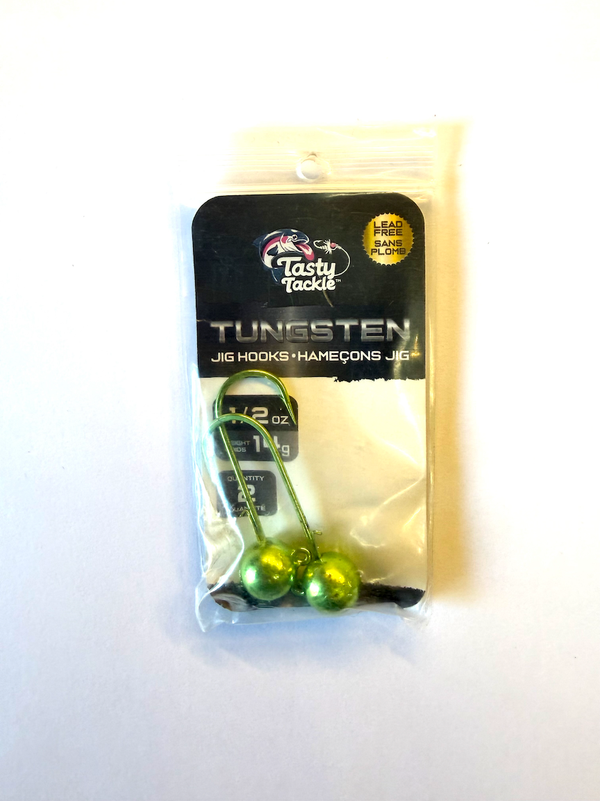 Tasty Tackle Tungsten Jig Hooks Anodized 1/2oz - 40% OFF