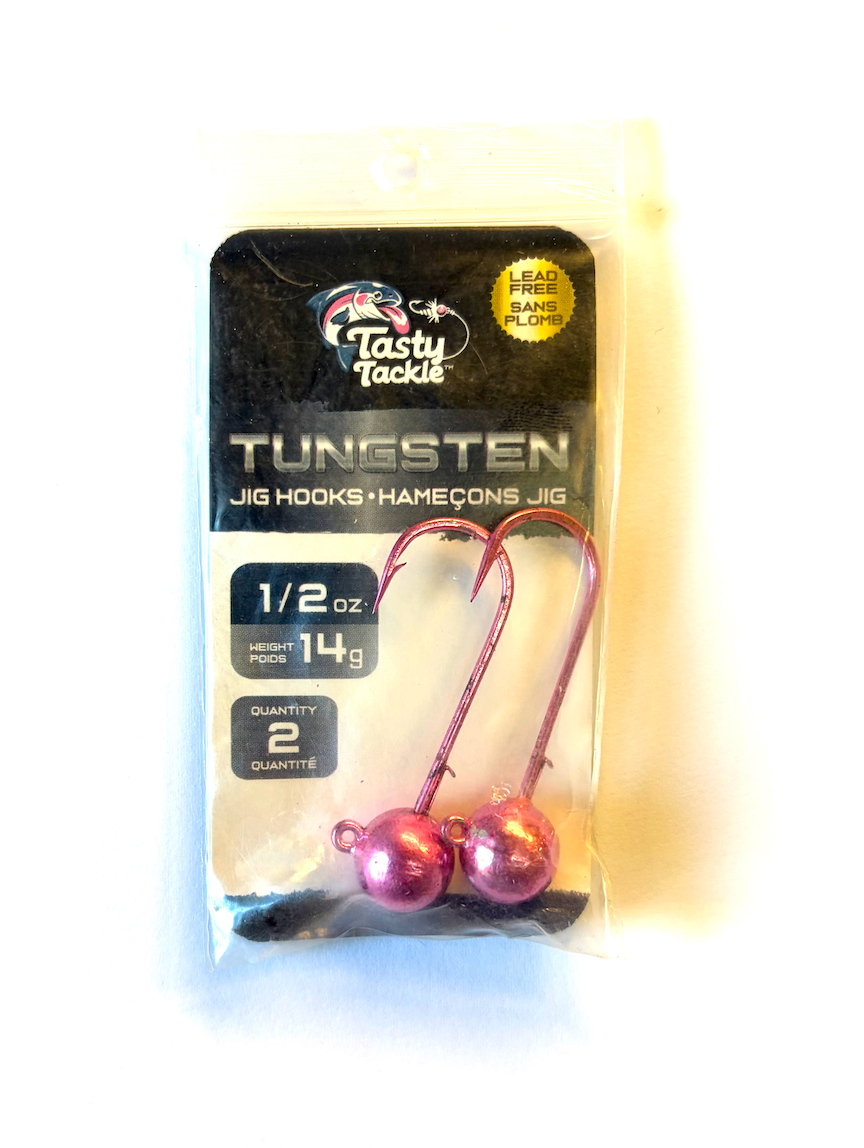 Tasty Tackle Tungsten Jig Hooks Anodized 1/2oz - 40% OFF