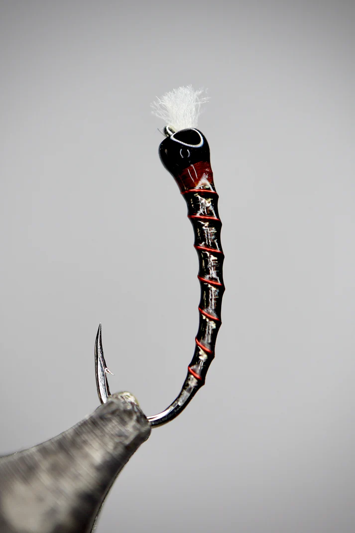 ambush fishing hooks Rich's Bucktails Flowage Flame The black nickel finish reduces glare and makes the hook less visible to the fish. AquaTalon ATH5750 Chironomid Hook -