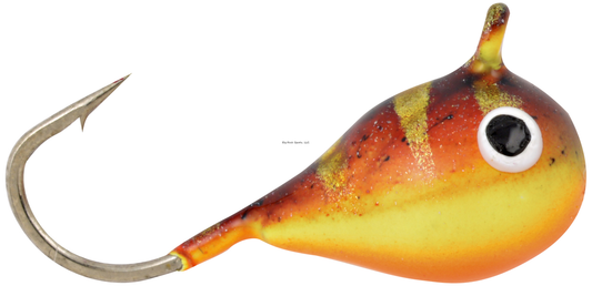 celsius fishing lures Lil Leggy Jig 1/26oz Chartreuse Tiger Ice Fishing #10 Jig Pack Celsius #10 Fishing Lures Moon