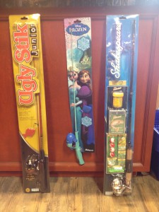 We have a full lineup of rod and reel combos perfect for children!