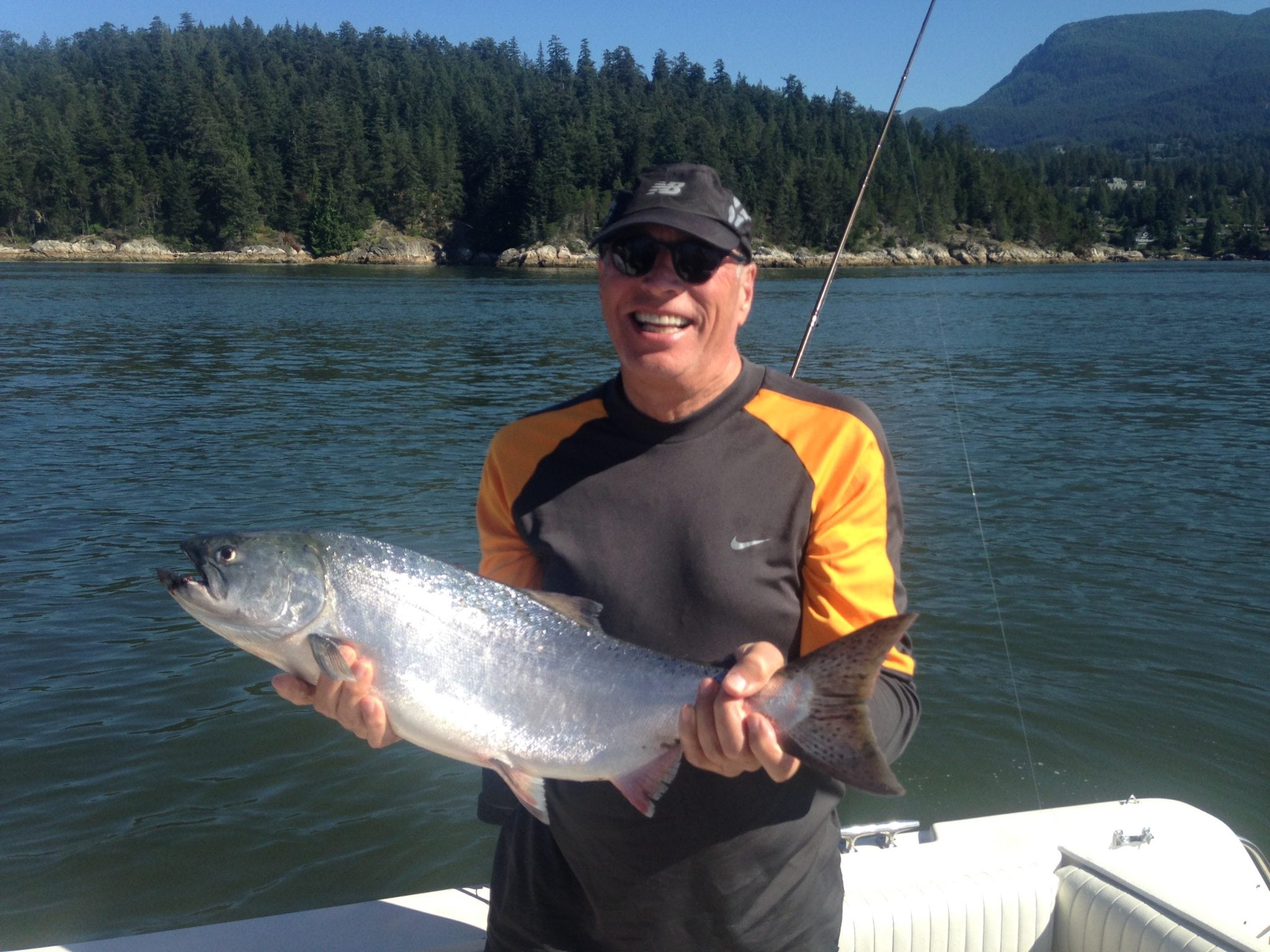 Peter with a nice chinook landed earlier this week.