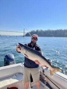 Vancouver_saltwater_fishing_Chinook_Capilano_mouth_Oct'22